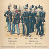 Luxemburg. Infanterie, 1841-1847; Jägerkorps, 1847-1860, 1860-1867.  Grossheroglich Luxemburgisches Bundeskontingent