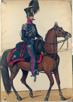 Mareeschaussee zu Pferd, Parade 1832