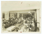 General Operating Room at Broad Street, New York, where radiograms are sent and received from all over the world.