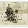 Elwood Haynes, 1851-1925, in his first car.