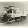 Automobile moving van.