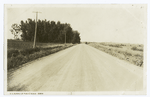 Graded dirt road, North Dakota.