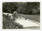Building a concrete road in Pennsylvania.