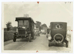 Traffic regulation on a modern highway.