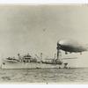 The Shenandoah moored to the mast of the airship tender Patoka.