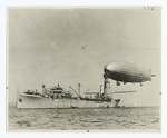 The Shenandoah moored to the mast of the airship tender Patoka.