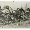 Twisted framework of the wrecked Shenandoah.