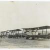 Around-the-world flight airplanes at Rockwell field, San Diego, California.