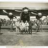 The crew of the America, Bert Acosta, Richard E. Byrd, George D. Noville, and Bernt Balchen, June 29 - July 1, 1927, New York to Ver-sur-Mer, France.