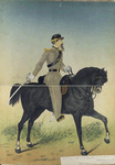 Official de caçadores a cavallo, uniforme pequeno de verão