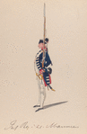 Infanterie Regiment no. 21. Mariniers. 1772