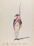 Infanterie Regiment Oranje Stad en Lande.  1775