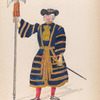 Hellebaardier van Prins Willem V. 1768