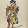 Tamboer de Cent Switsers  van Prins Willem V. 1768