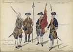  1770-1783: Schutter, Sergeant, Vaandeldrager, Kapitein.  1770