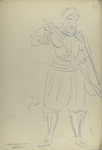 Soldier wearing armor, with sword