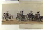 Troops on horseback