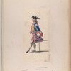 Tamboer-majoor der Gardes Suis [?].  1754