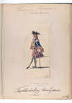 Tamboer-majoor der Gardes Suis [?].  1754