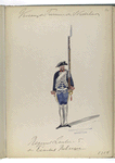 Regiment Zwitserse no. 5 de Constant Rebecque [?]. 1756
