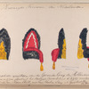 Grenadier mutsen van de Grenadier Corps der Hollandsche Gardes [...]. 1760