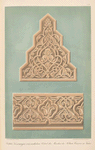 Sculptur-Verzierungen vom westlichen Portal der Moschee des Sultan Hassan zu Kairo