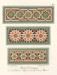 Mosaik-Verzierungen, 1 aus den Dom zu Neapel, 2 u. 3 aus dem Dom zu Benevent