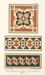 Mosaik-Fussböden aus der Kirche Or' San Michele zu Florenz