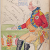 Title pages Uniformen der Nederlandsche Troepen gedurende de Periode (Willem V) 1775-1795.; Willem V in uniforme van Garde du Corps. 1790