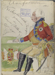 Title pages Uniformen der Nederlandsche Troepen gedurende de Periode (Willem V) 1775-1795.; Willem V in uniforme van Garde du Corps. 1790