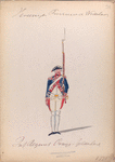 Infanterie Regiment Oranje Gelderland.  1775