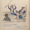 March through a swamp in Terra Firma, Fourgeoud -Mariniers (Regiment no. 21), in Suriname van tot 1777