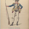 A private Marine of Colonel Fourgeoud's corps. Fourgeoud -Mariniers (Regiment no. 21), in Suriname van tot 1777