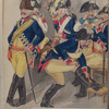 1, 2. Gardes te Paard (Wachtmeester); 3. Gardes Dragonders. Lijfescadron. (Wachtmeester); 4. Oranhe-Carabiniers; 5. Tuyll van Serooskerken (H.J. Baron van); 6. Stavenisse Pous (M);  7. Walsche Dragonders (J.C.O. graaf van Bylandt)