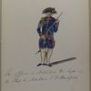 Een Officier der Artilleri ten tije van de Chef der Artillerie J. F. Martfeld. 1780