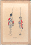 Soldiers of Scots Brigade Dundas's Regiment between 1775 and 1780 : Grenadier, Sentinel