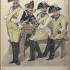 1. Gardes Dargonders (Lijfeskadron); 2. Oranje - Carabiniers; 3. Hessen - Philipsthal (W. Landgraaf van); 4.  Tuyll van Serooskerken (H.J. Baron van)