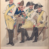 1. Gardes Dargonders (Lijfeskadron); 2. Oranje - Carabiniers; 3. Hessen - Philipsthal (W. Landgraaf van); 4.  Tuyll van Serooskerken (H.J. Baron van)