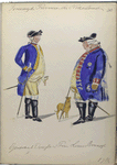 Generaal Douglas en Prins Louis  . 1784
