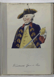 Wachtmeester Garde du Corps. 1779