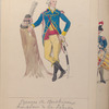 Georges de Montbrison, Lieutenant à la Légion de Maillebois. 1785