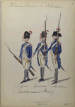Sergeant, Grenadier, Musketier. Amsterdamsche Burgerij, 1785
