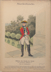 Officier der Garde du Corps des Statthalters Wilhelm's V. 1785
