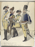1. Gardes Dragonders  - Lijfeskadron; 2. Oranje - Carabiniers ; 3. Tuyll van Serooskerken (H.J. Baron van); 4. Hussaren van Salm (vacant) -  Wachtmeester