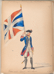 Vaandel. Garde Zwitsers. 1787