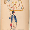 Vaandel Gardes Zwitsers Compagnie de Prins. 1787
