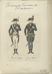 Fusilier-Officier en Jager-Officier. 1787