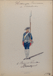 2 Regiment Zwitsers, Bousquet. 1784
