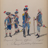 Korporaal, Kan[...], Officier, Sergeant. Burger Konstabel of Kanonniers. 1785