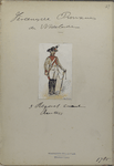 3 Regiment zw.. Ruiters. 1785